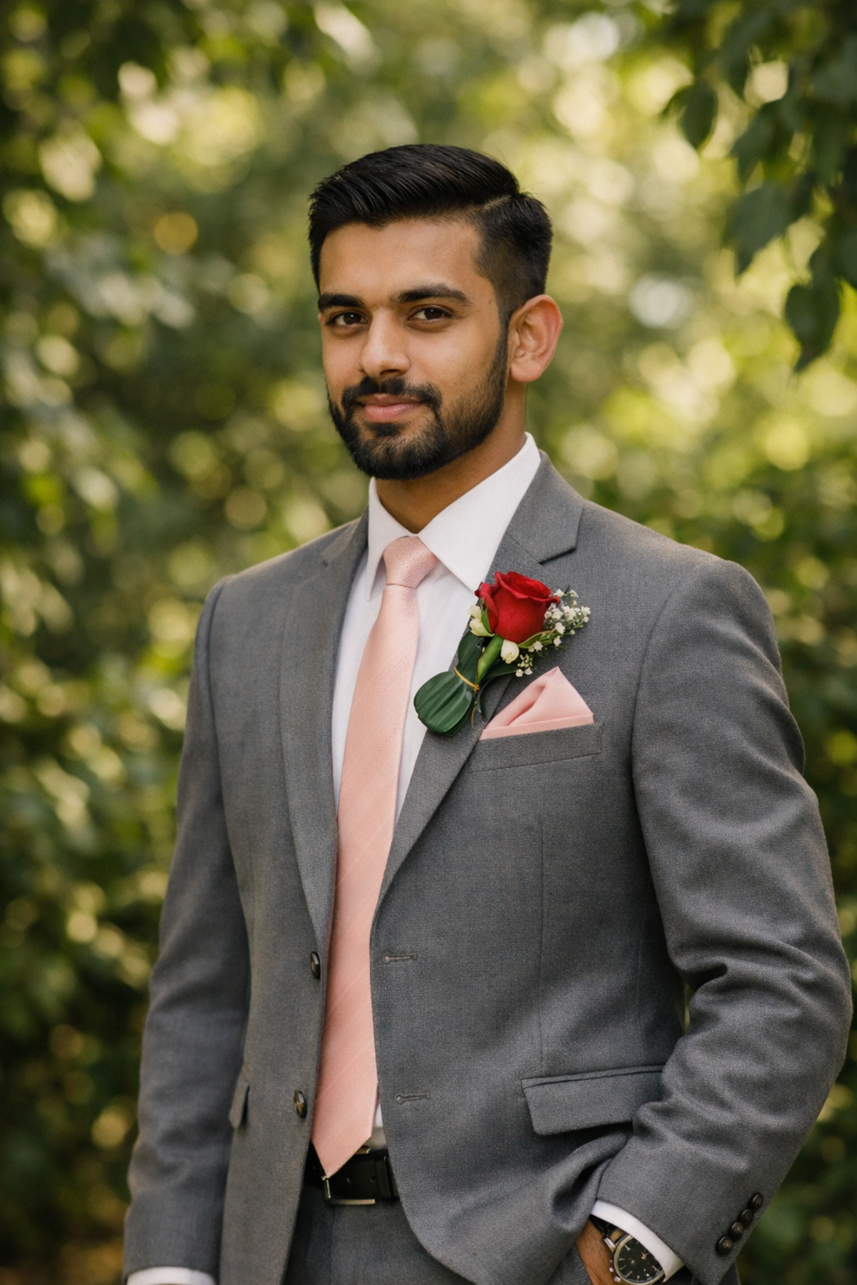 Groom portrait